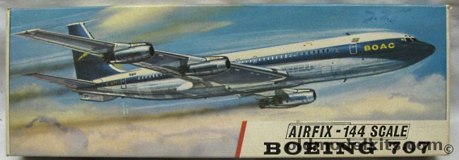 Airfix 1/144 Boeing 707 BOAC Airlines - Type Three Logo, SK600 plastic model kit